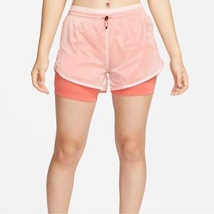 NWT Nike Icon Clash Tempo Luxe Mid Rise Running Shorts